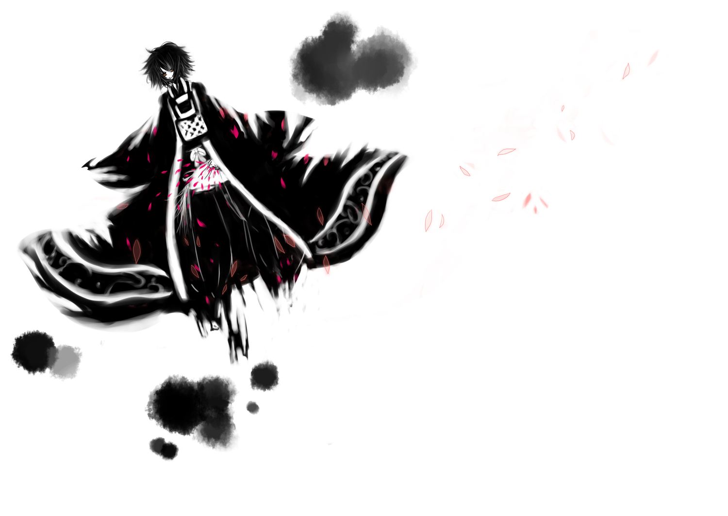 monochrome, ruu, sengoku_basara, takenaka_shigeharu