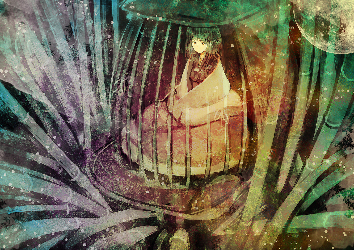 houraisan_kaguya, organ_derwald, touhou
