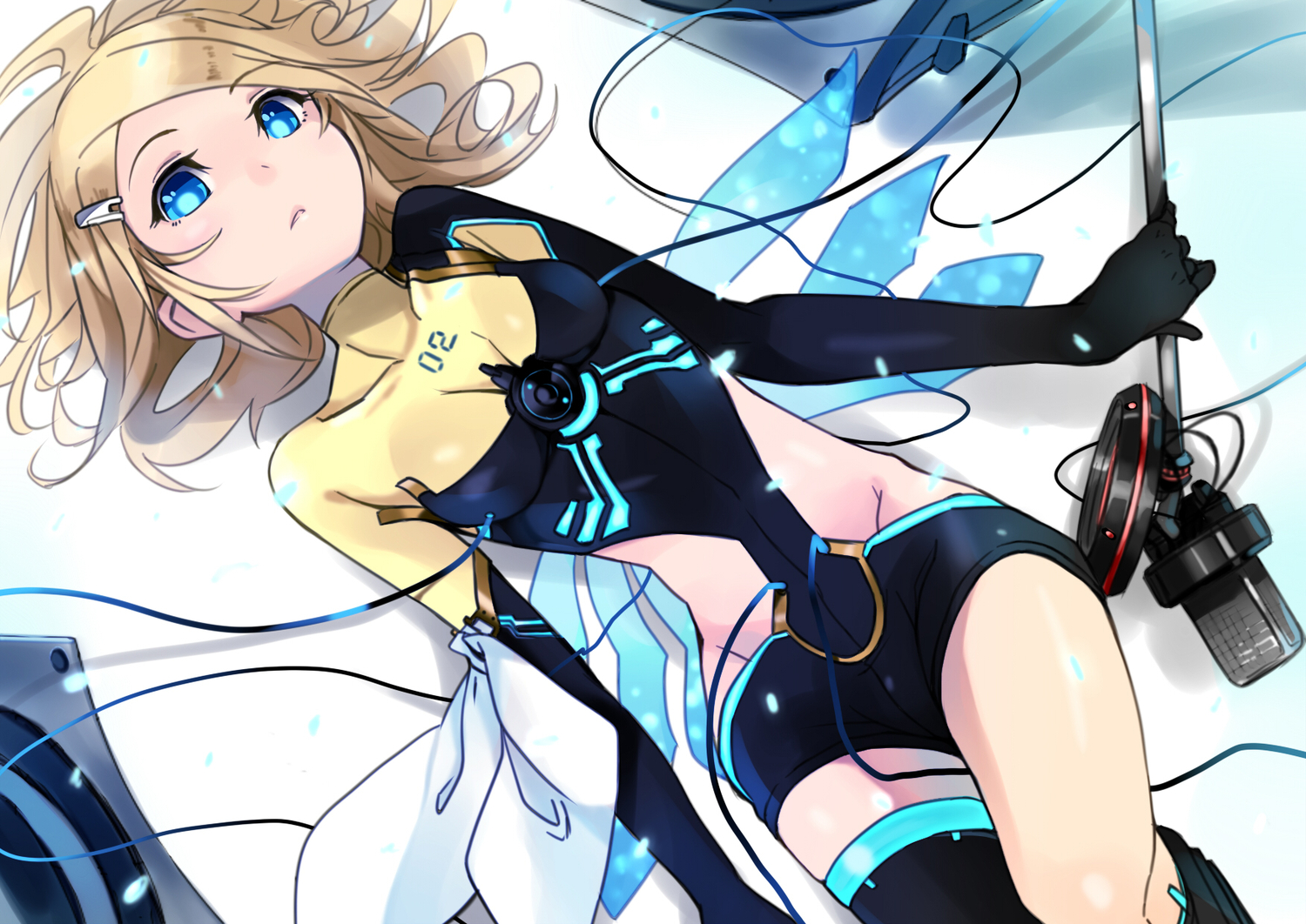 blonde_hair, blue_eyes, kagamine_rin, nana_g, vocaloid