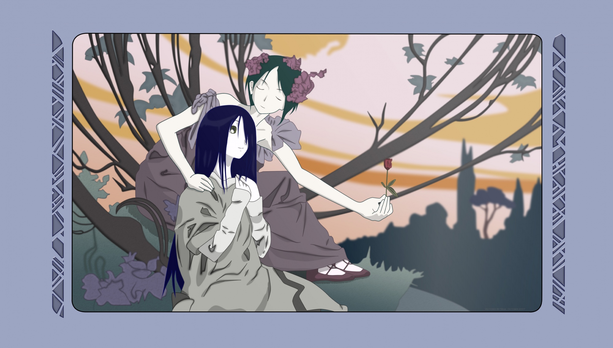 arai_chie, komori_kiri, sayonara_zetsubou_sensei