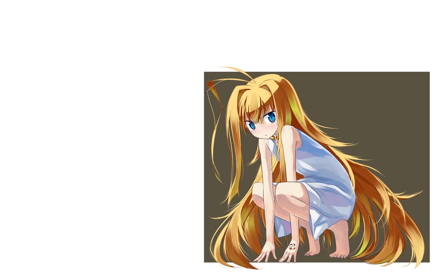 blonde_hair, blue_eyes, dragon_crisis!, long_hair, makai_no_koutaishi, rose_(dragon_crisis!)