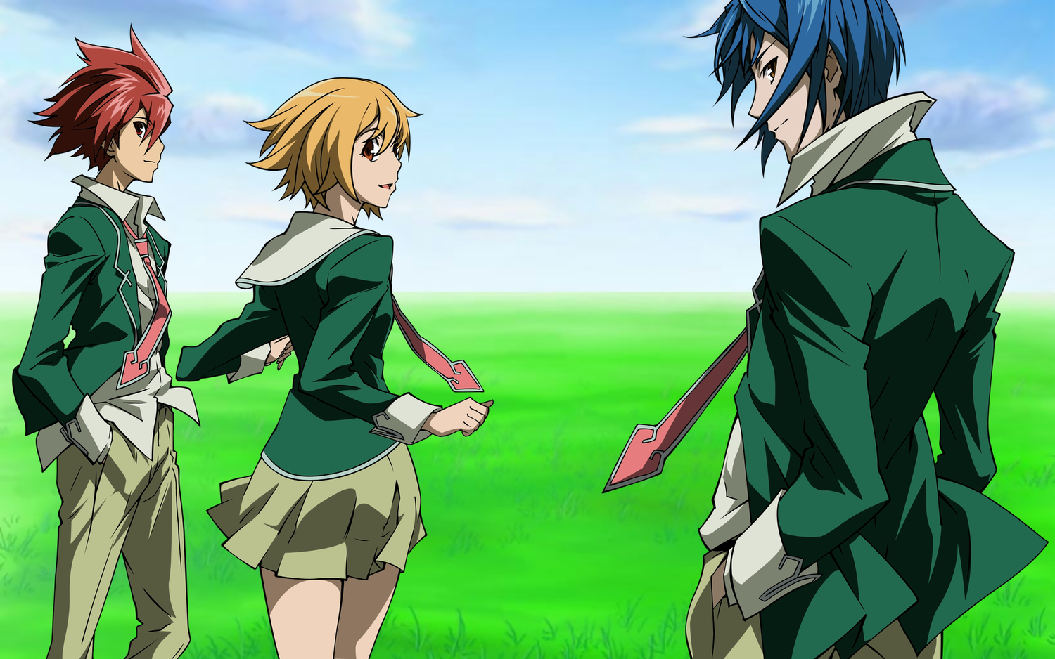 agemaki_wako, shindou_sugata, star_driver, tsunashi_takuto, vector