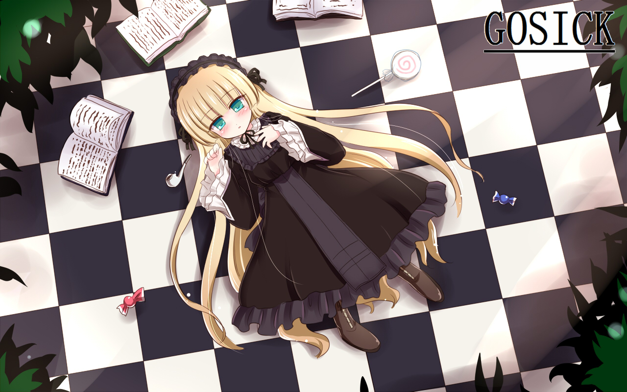 blonde_hair, gosick, goth-loli, lolita_fashion, long_hair, ry, victorique_de_broix