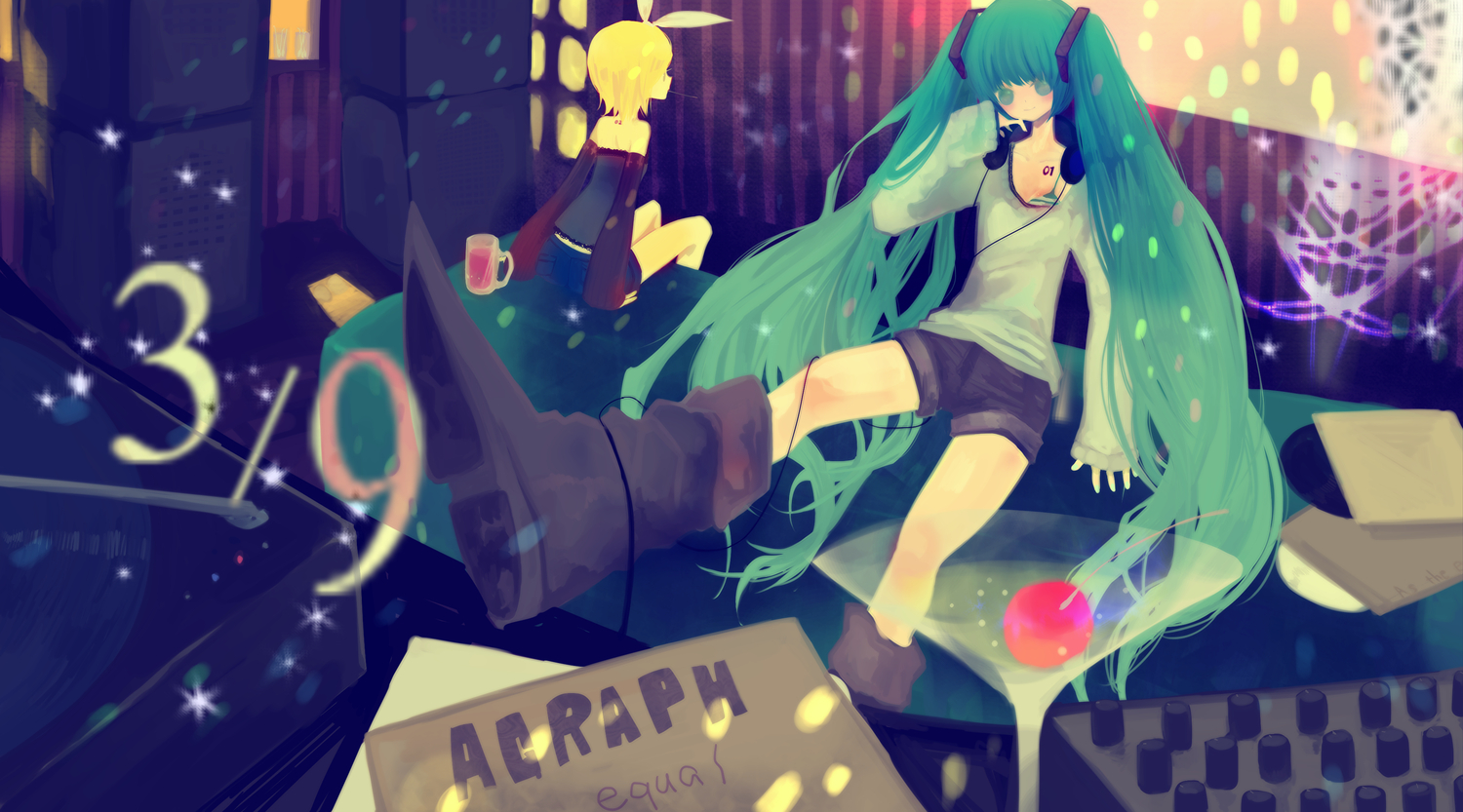 hatsune_miku, jippun_maru, kagamine_rin, vocaloid