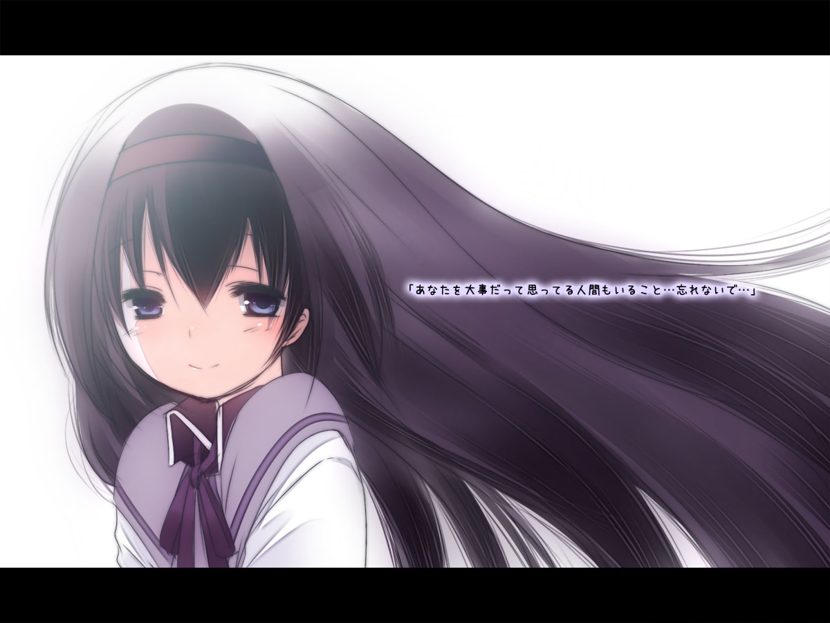 akemi_homura, black_hair, fujisaki_hikari, long_hair, mahou_shoujo_madoka_magica