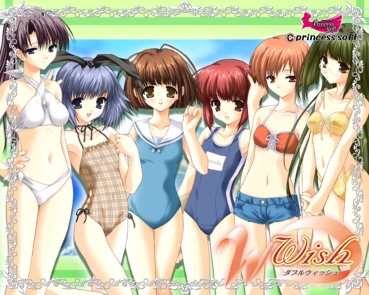 double_wish, kisaragi_mizu, swimsuit, w_wish