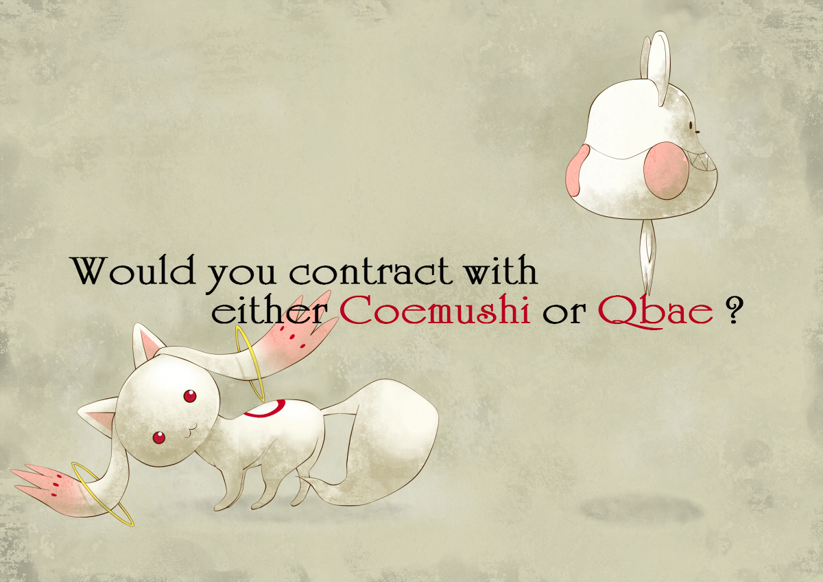 bokurano, coemushi, kyuubee, mahou_shoujo_madoka_magica