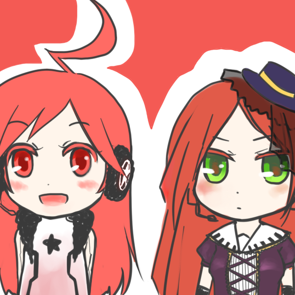 crossdressing, detached_sleeves, earmuffs, gothic, gothic_lolita, green_eyes, hat, headphones