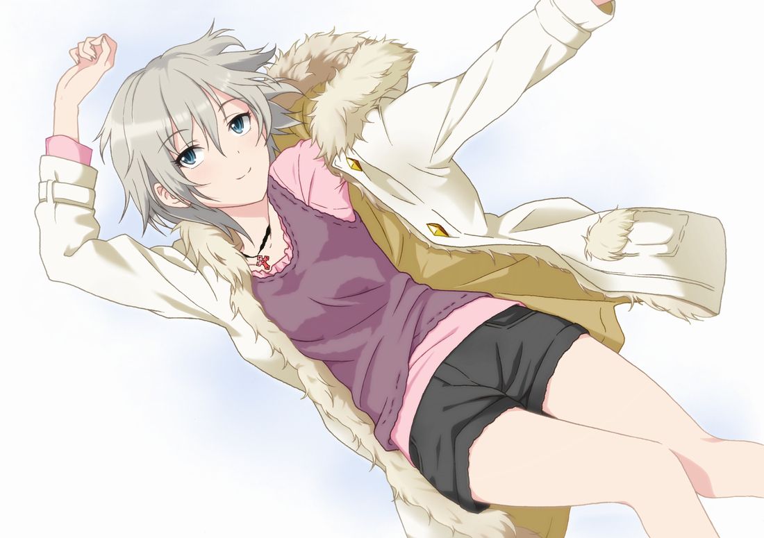 1girl, anastasia_(idolmaster), blue_eyes, coat, fur_trim, idolmaster, idolmaster_cinderella_girls, jewelry
