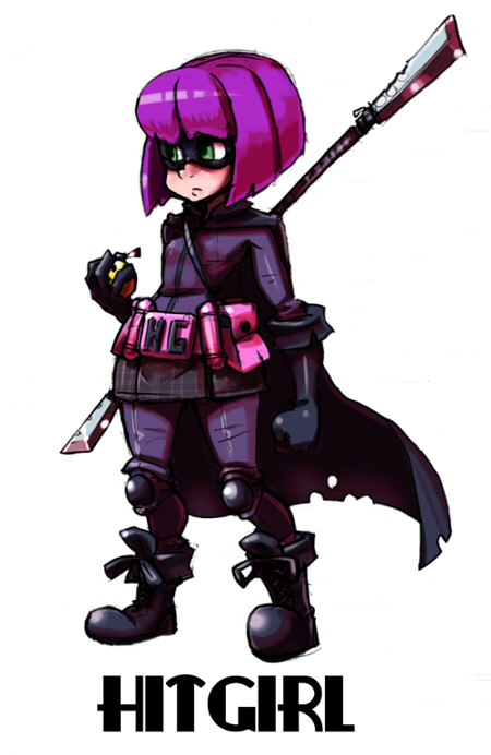 1girl, alex_ahad_(style), belt, belt_pouch, black_gloves, bob_cut, boots, cape