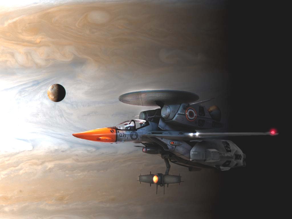 antenna, antennae, epic, helmet, jet, jupiter, macross, macross:_do_you_remember_love?, mecha, realistic, space, spacesuit, ve-1, vf-1