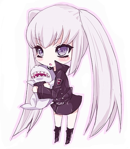 chibi, genderswap, katekyo_hitman_reborn, katekyo_hitman_reborn!, long_hair, lowres, monster, nemasuba