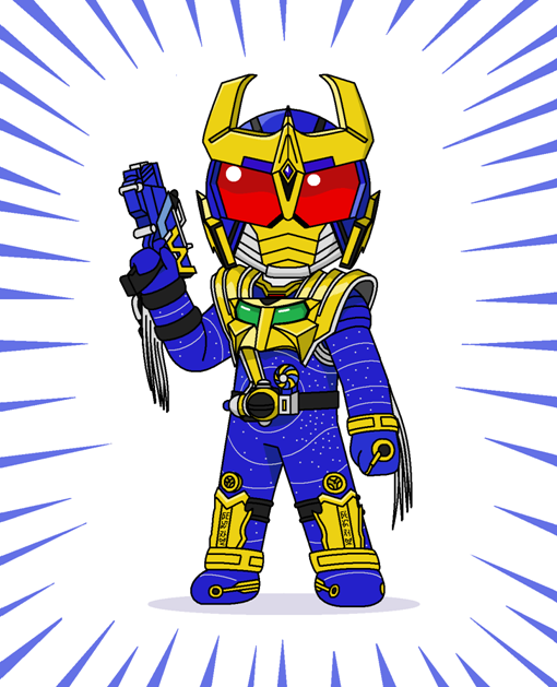 1boy, belt, fusion, gun, kamen_rider, kamen_rider_den-o_(series), kamen_rider_fourze_(series), kamen_rider_ixa