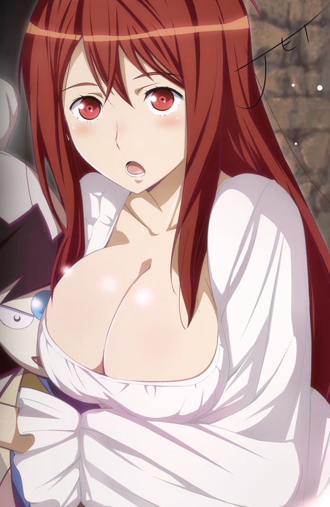 1girl, breasts, cleavage, dakimakura, dakimakura_(object), dress, large_breasts, long_hair