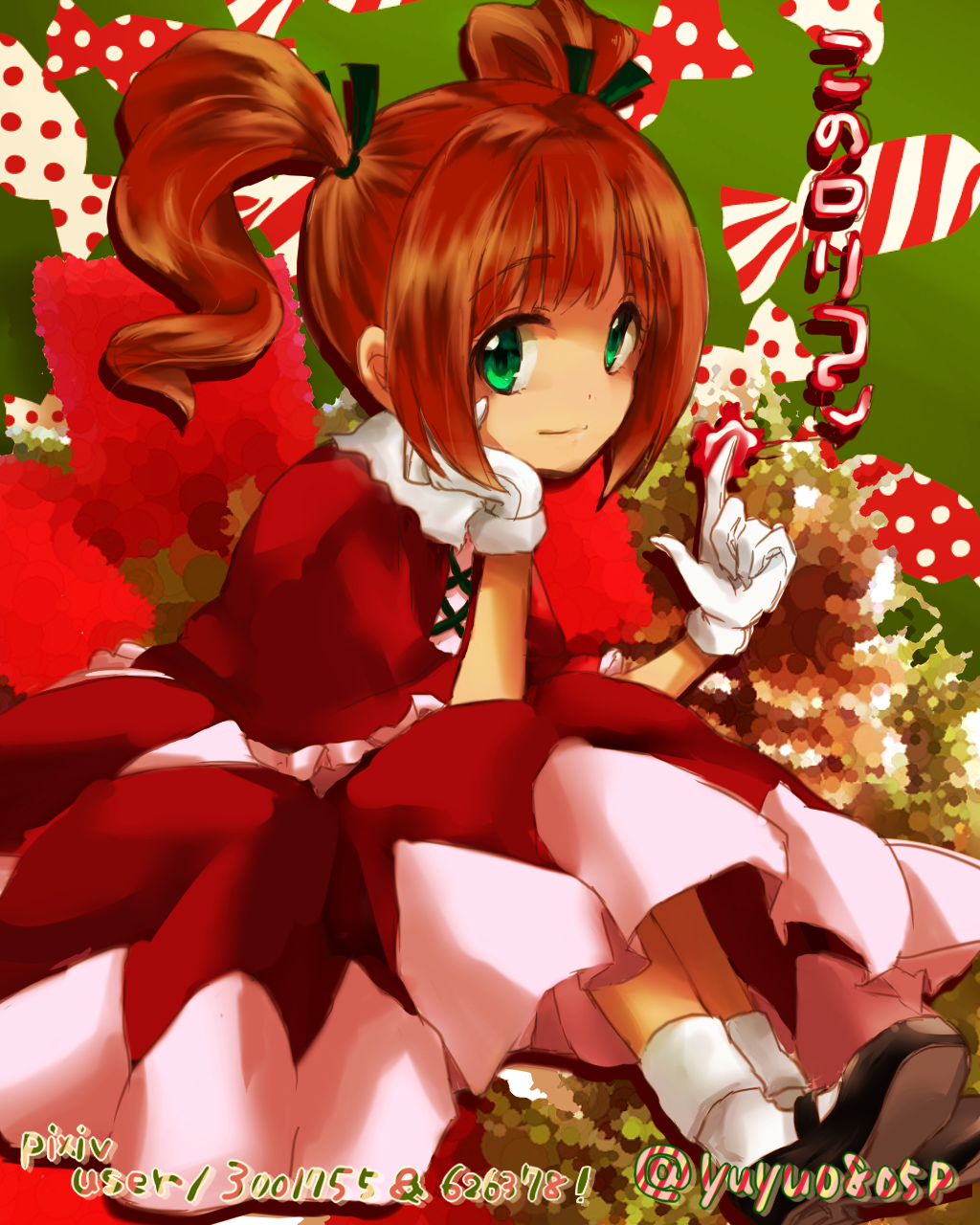 1girl, aura, biscuit_krueger, biscuit_krueger_(cosplay), brown_eyes, brown_hair, dress, gloves
