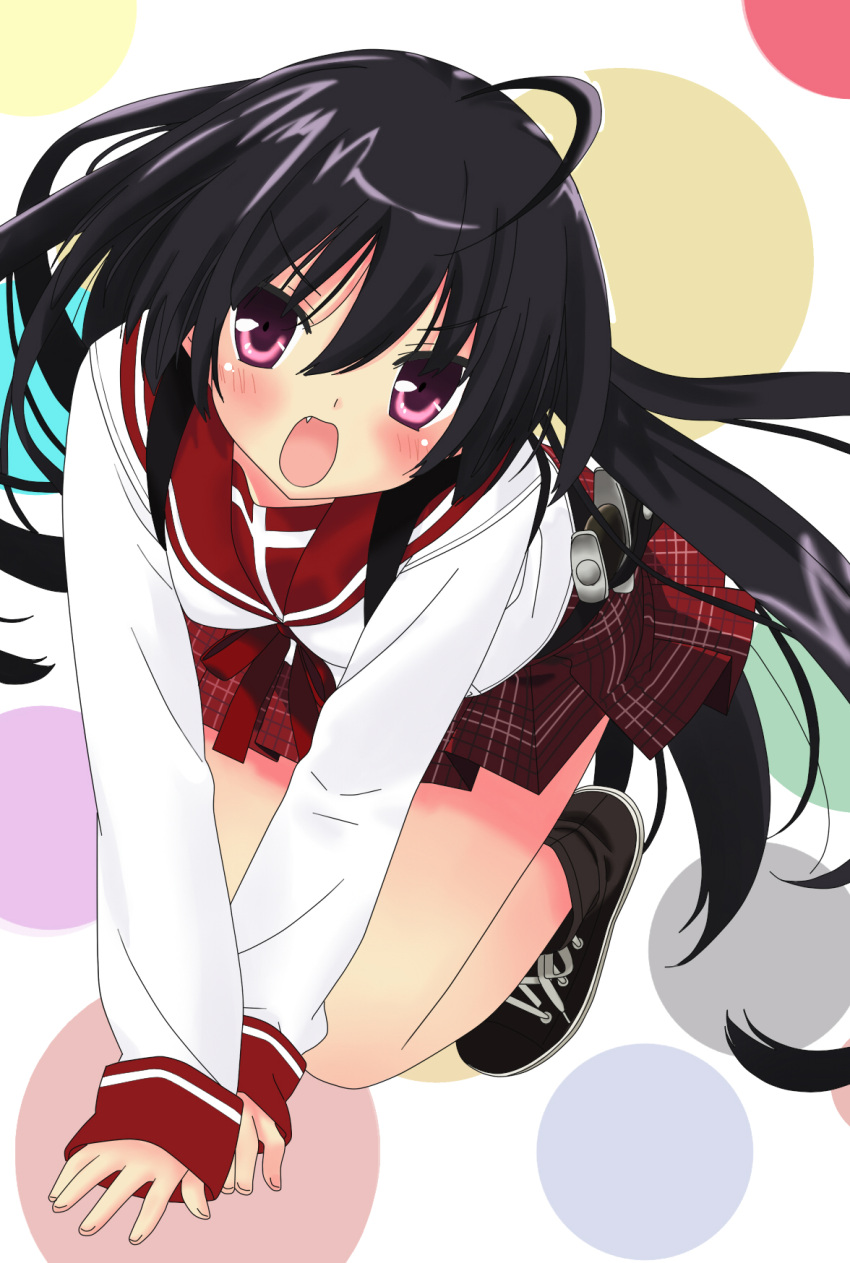 1girl, blush, highres, kono_bushitsu_wa_kitaku_shinai_bu_ga_senkyo_shimashita., long_hair, looking_at_viewer, open_mouth, sakurae_yusura