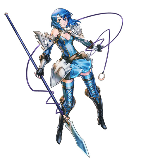 1girl, armor, fire_emblem, hino_shinnosuke, katua, official_art, short_hair, solo