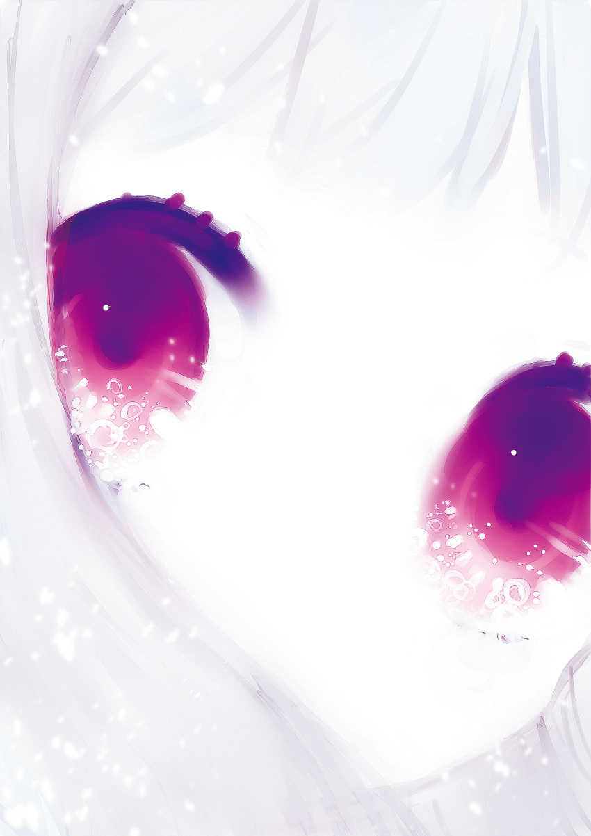 close-up, eyes, face, highres, original, red_eyes, sakata, white_hair