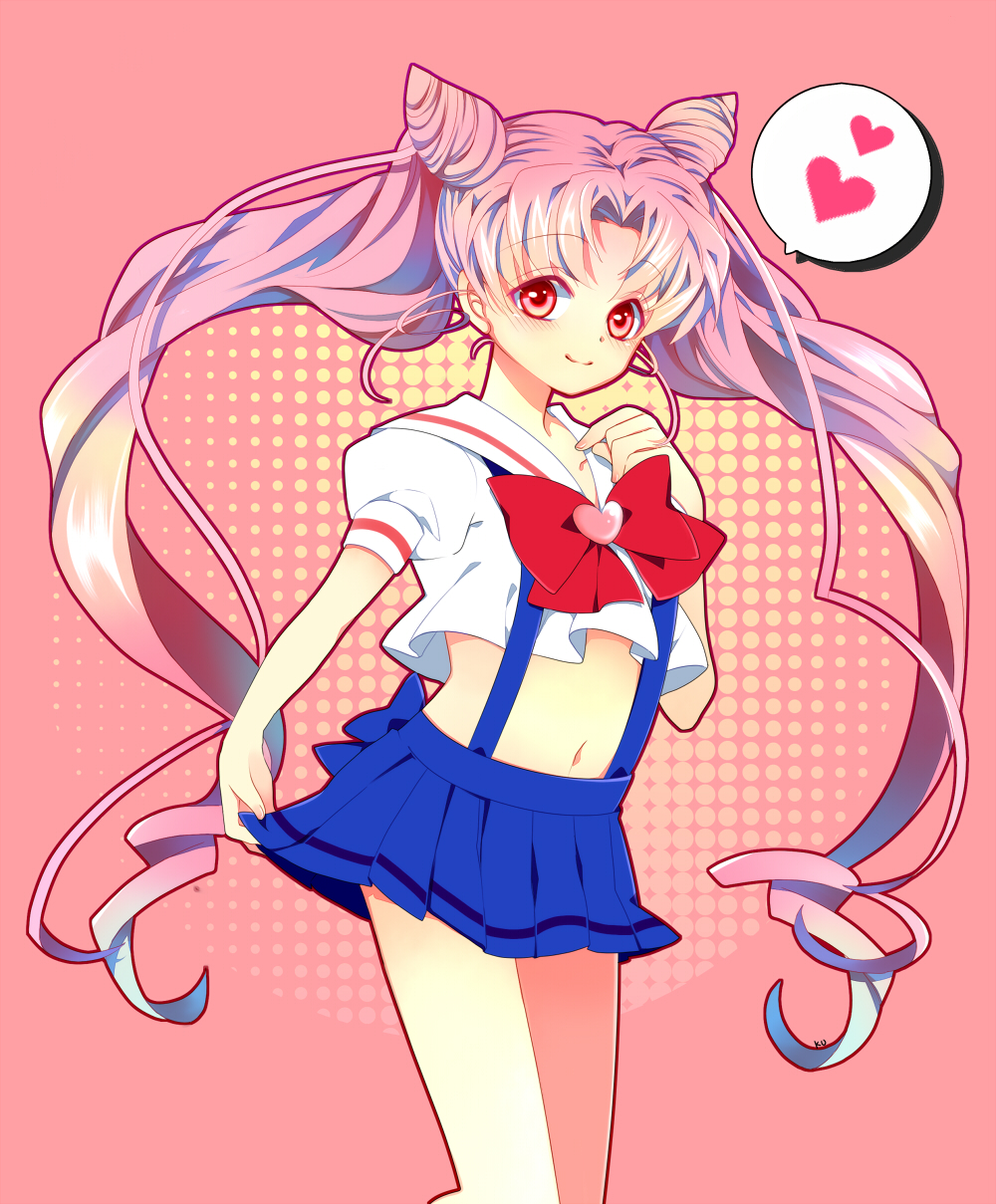 1girl, adult, bishoujo_senshi_sailor_moon, bow, brooch, chibi_usa, double_bun, heart