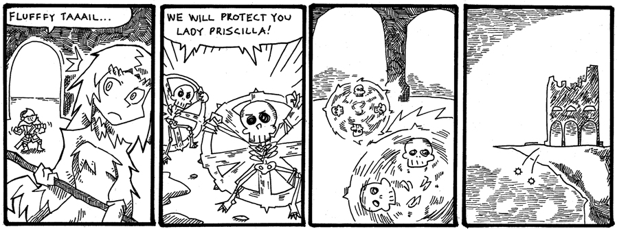 1boy, 1girl, 4koma, character_request, comic, dark_souls, english, priscilla_the_crossbreed