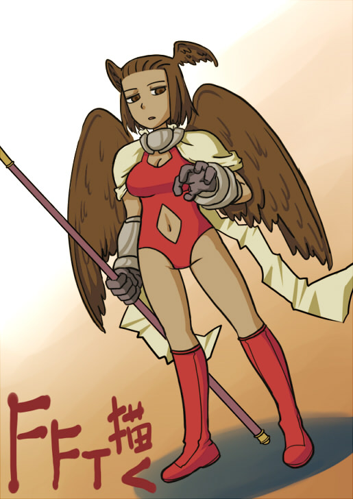 boots, brown_eyes, brown_hair, dark_skin, female, final_fantasy, final_fantasy_tactics, gloves