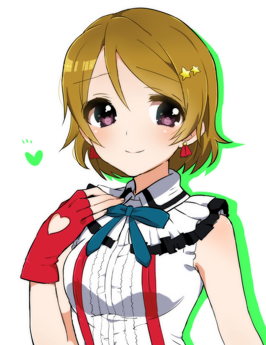 brown_hair, highres, idol, koizumi_hanayo, love_live!_school_idol_project, merry_(168cm), short_hair, smile