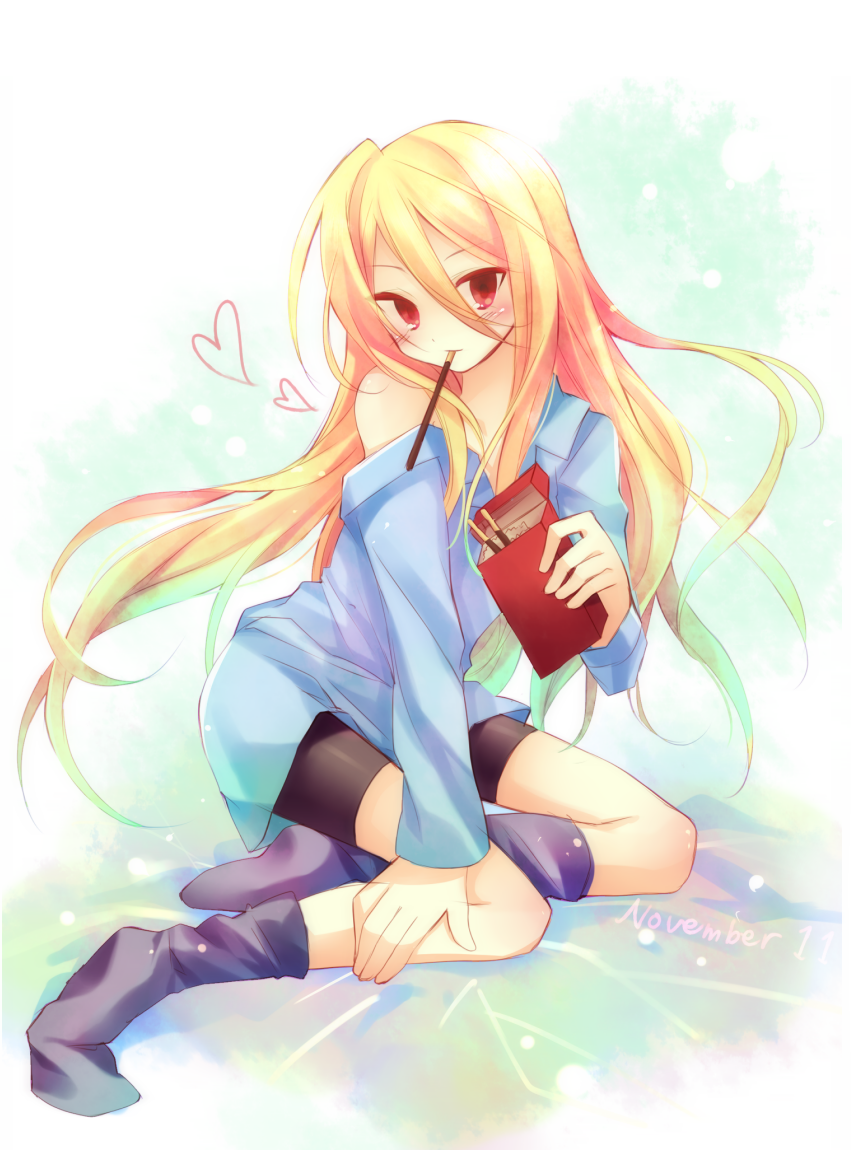 afuro_terumi, aphrodi, aphrodite_(inazuma_eleven), bare_shoulders, bike_shorts, blonde_hair, crossdressing, heart