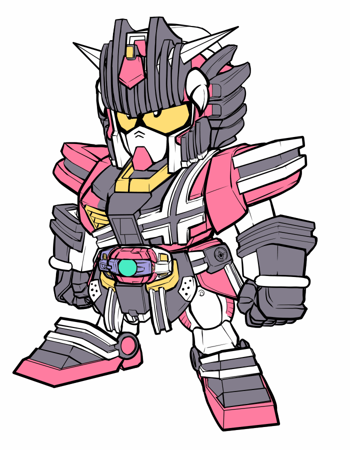 crossover, darui_hito, gundam, kamen_rider, kamen_rider_dcd, kamen_rider_decade, parody, rider_belt