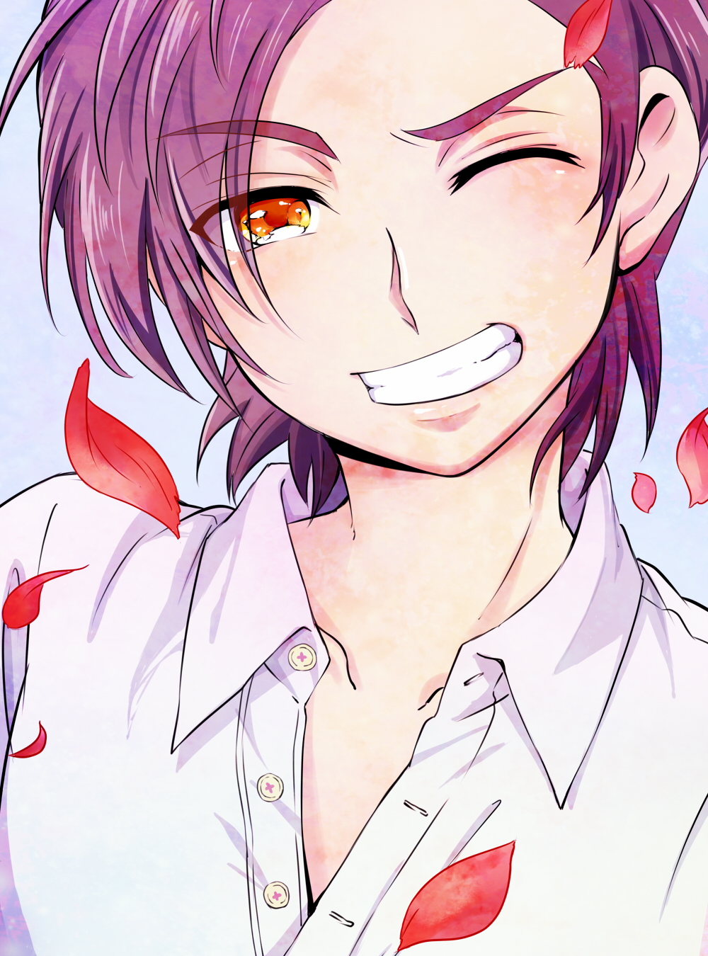 1boy, bust, face, grin, highres, inazuma_eleven_(series), inazuma_eleven_go, male