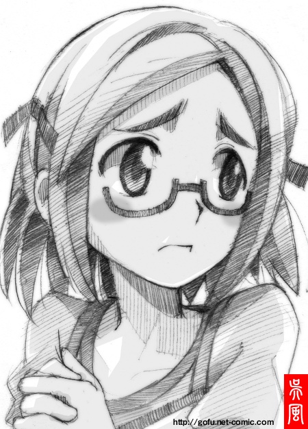 gofu, kaidan_restaurant, monochrome, oozora_ako, sketch, traditional_media