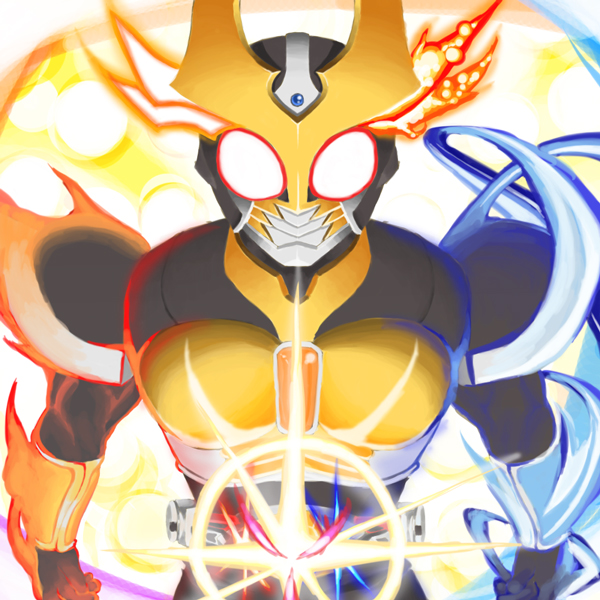 glowing_eyes, horns, kamen_rider, kamen_rider_agito, kamen_rider_agito_(series), tumikaze