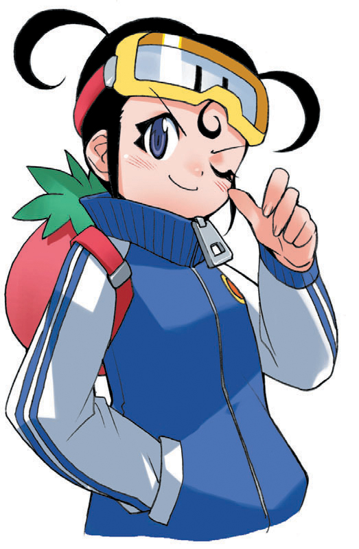 backpack, bag, blue_eyes, hand_in_pocket, jumonji_chizuru, juumonji_chizuru, mine, shooter