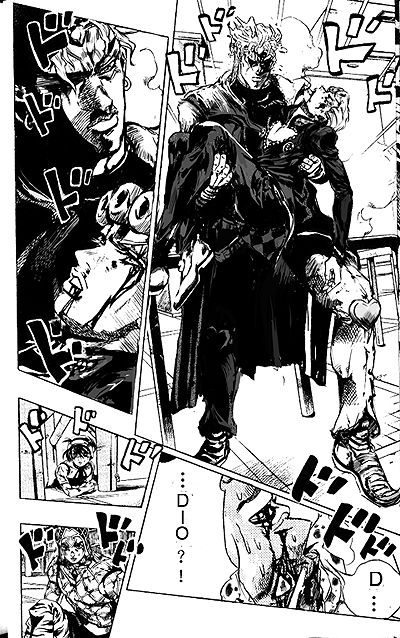 blood, carrying, derivative_work, diavolo, dio_brando, father_and_son, giorno_giovanna, guido_mista