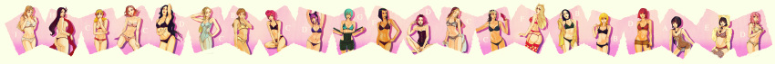 absurdres, black_hair, blonde_hair, blue_eyes, bra, earrings, erina_pendleton, foo_fighters