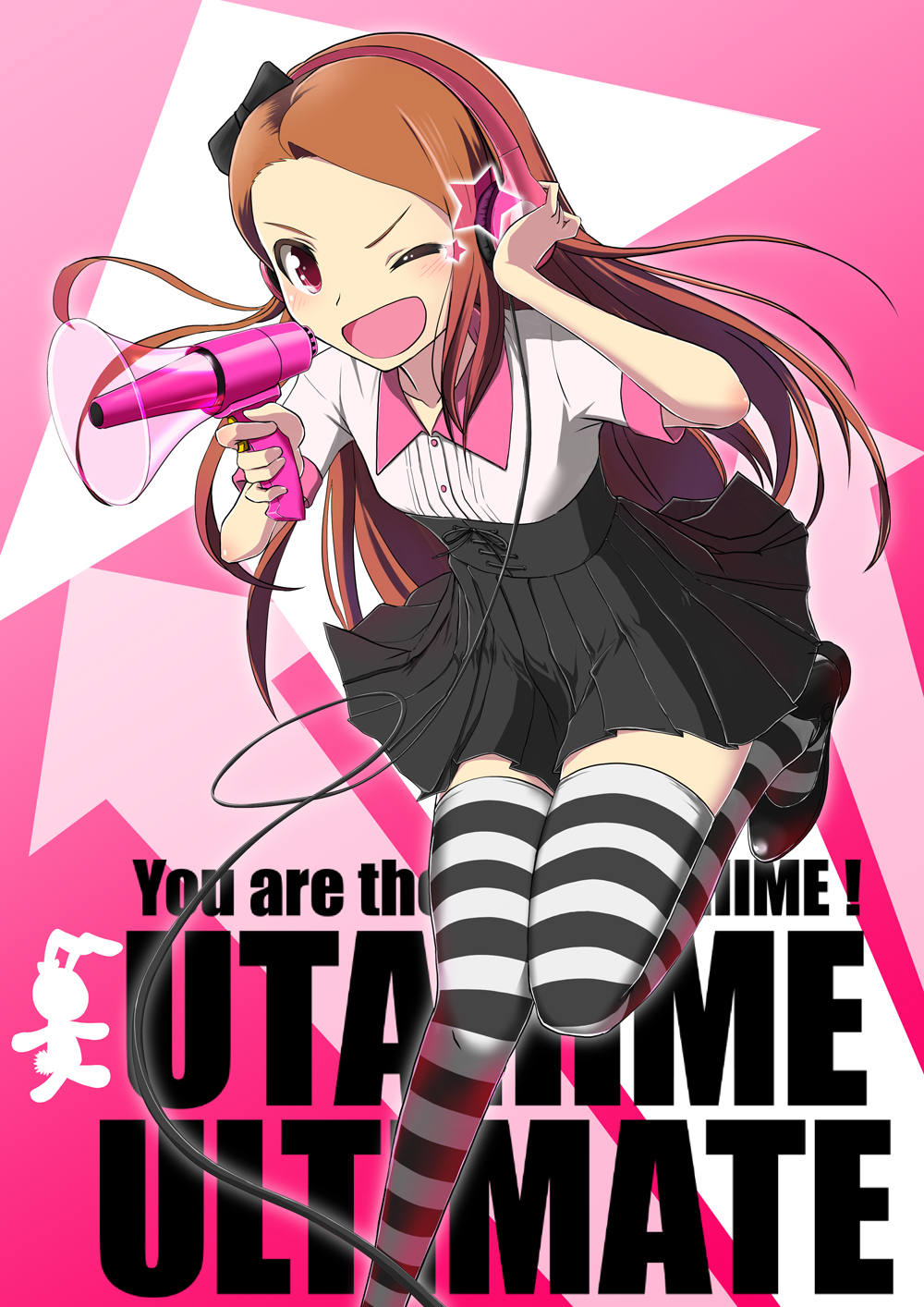 1girl, araragi_yuuichi, bow, hair_bow, hairband, highres, idolmaster, long_hair