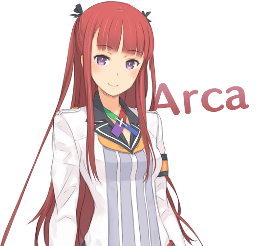 1girl, arca_(summon_night), kuroboshi_kouhaku, long_hair, official_art, redhead, solo, summon_night