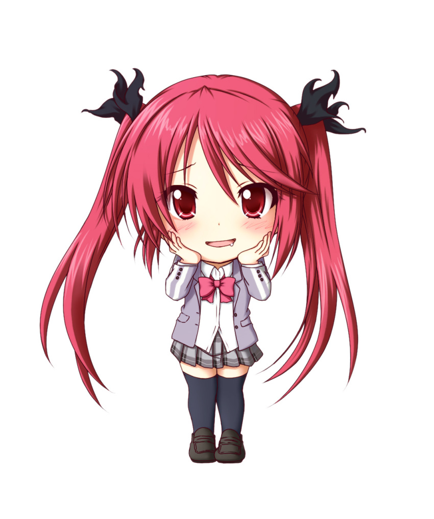 chibi, cthugha_(nyaruko-san), haiyore!_nyaruko-san, highres, kuena, long_hair, red_eyes, redhead