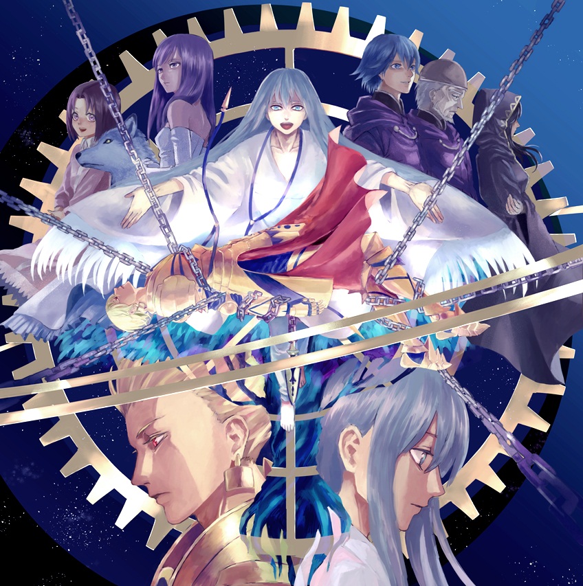 armor, assassin_(fate/strange_fake), chain, enkidu_(fate/strange_fake), fate/strange_fake, fate_(series), flat_eskardos, gears