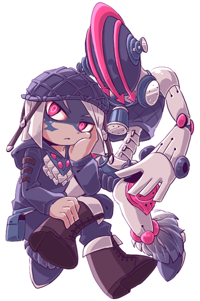 2boys, boots, chibi, civil_war_(stand), helmet, jojo_no_kimyou_na_bouken, military, military_uniform