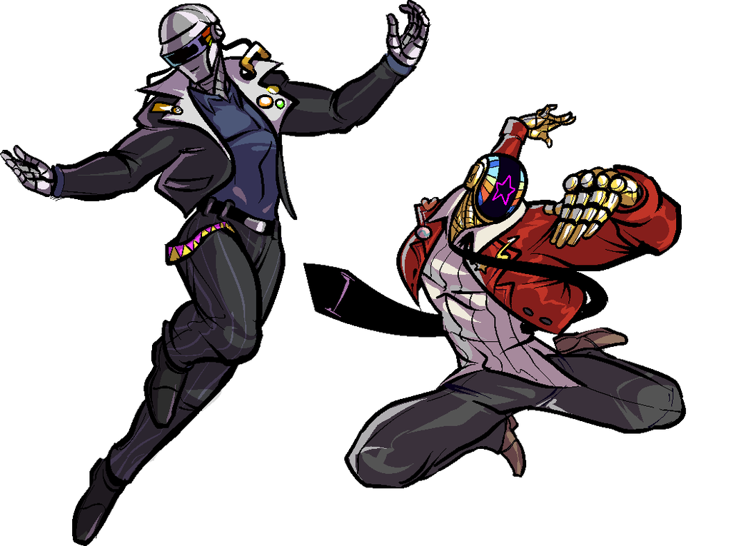 2boys, artist_request, caesar_anthonio_zeppeli, daft_punk, guy_manuel_de_homemchristo, helmet, jacket, jojo_no_kimyou_na_bouken