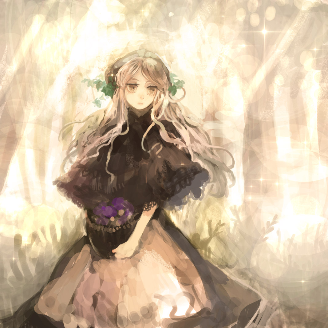 bad_id, blonde_hair, brown_eyes, chibi_(artist), chibi_(shimon), flower, long_hair, original