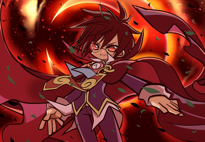 1boy, akioakise, brown_hair, cape, clock, glasses, male, pants