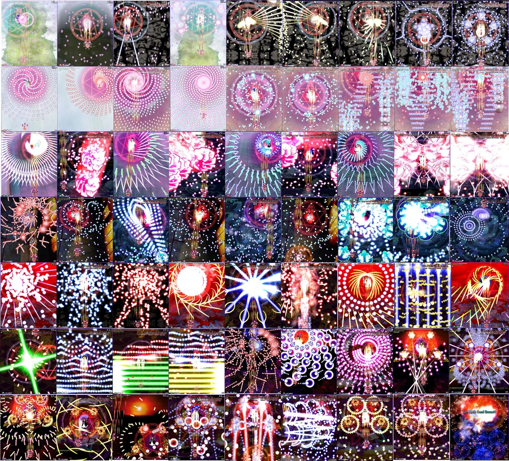 danmaku, game, hakurei_reimu, hijiri_byakuren, kumoi_ichirin, lunatic, murasa_minamitsu, nazrin