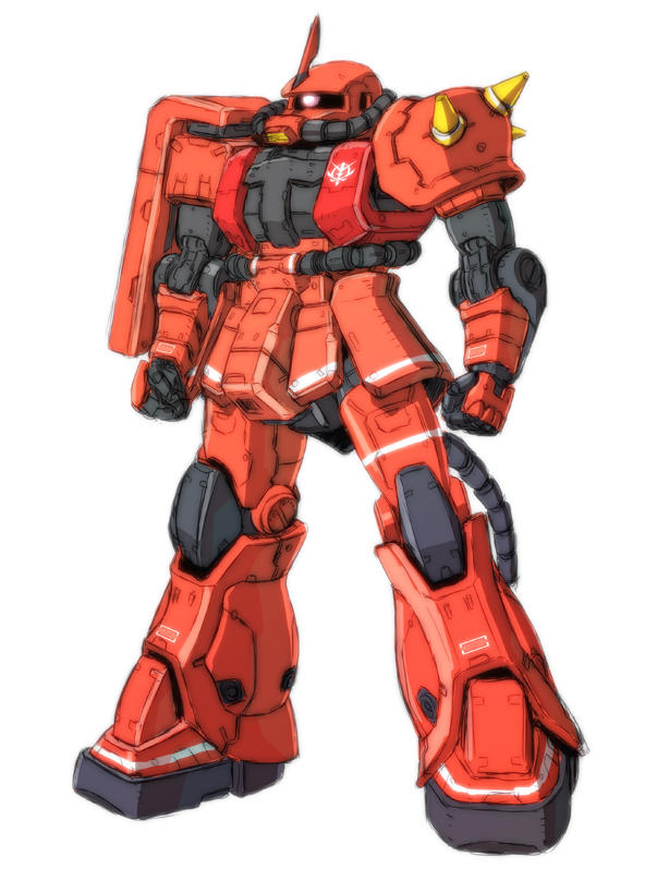 gundam, gundam_msv, kuramochi_kyouryuu, mecha, no_humans, science_fiction, shield, simple_background