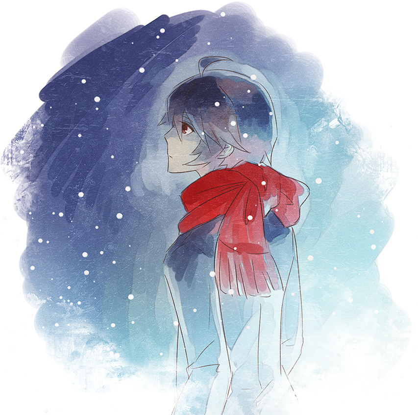 1boy, ahoge, brown_hair, commentary, expressionless, hair_between_eyes, hatoful_kareshi, jacket