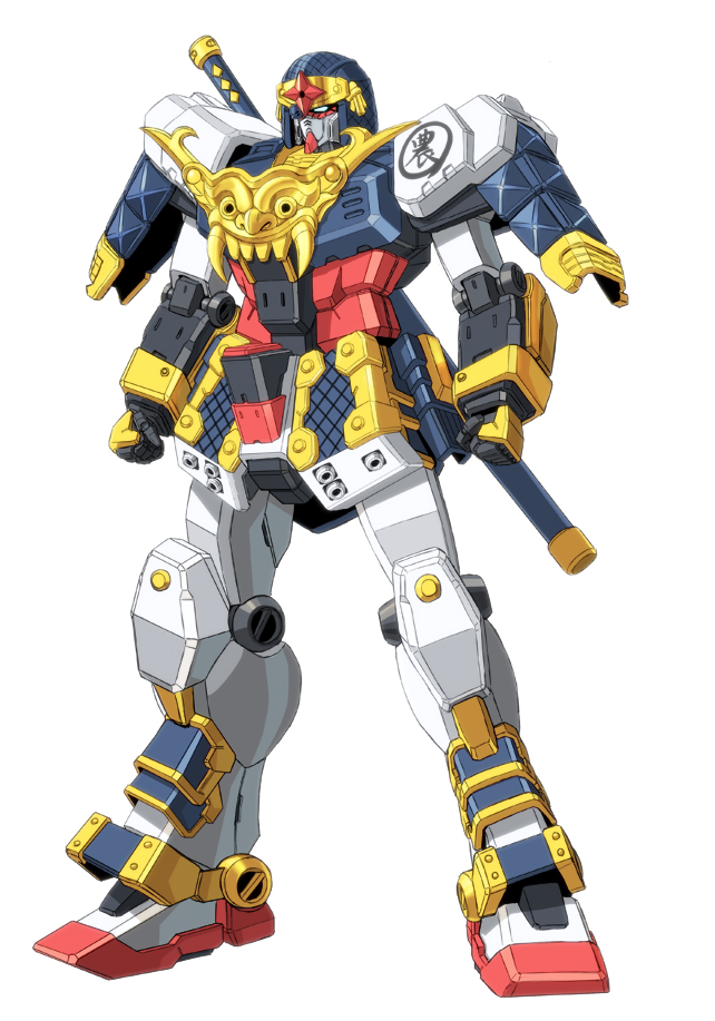 gundam, kuramochi_kyouryuu, mecha, musha_noumaru_gundam, ninja, ninjatou, no_humans, sd_gundam