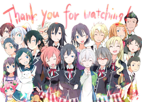 artist_request, ebina_hina, hikigaya_hachiman, hikigaya_komachi, hiratsuka_shizuka, kawasaki_saki, miura_yumiko, shiromeguri_meguri