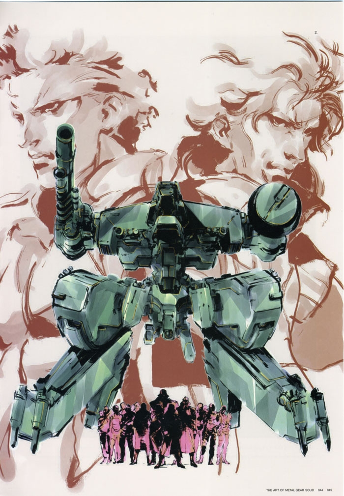 2boys, brothers, everyone, liquid_snake, metal_gear_rex, metal_gear_solid, multiple_boys, shinkawa_youji