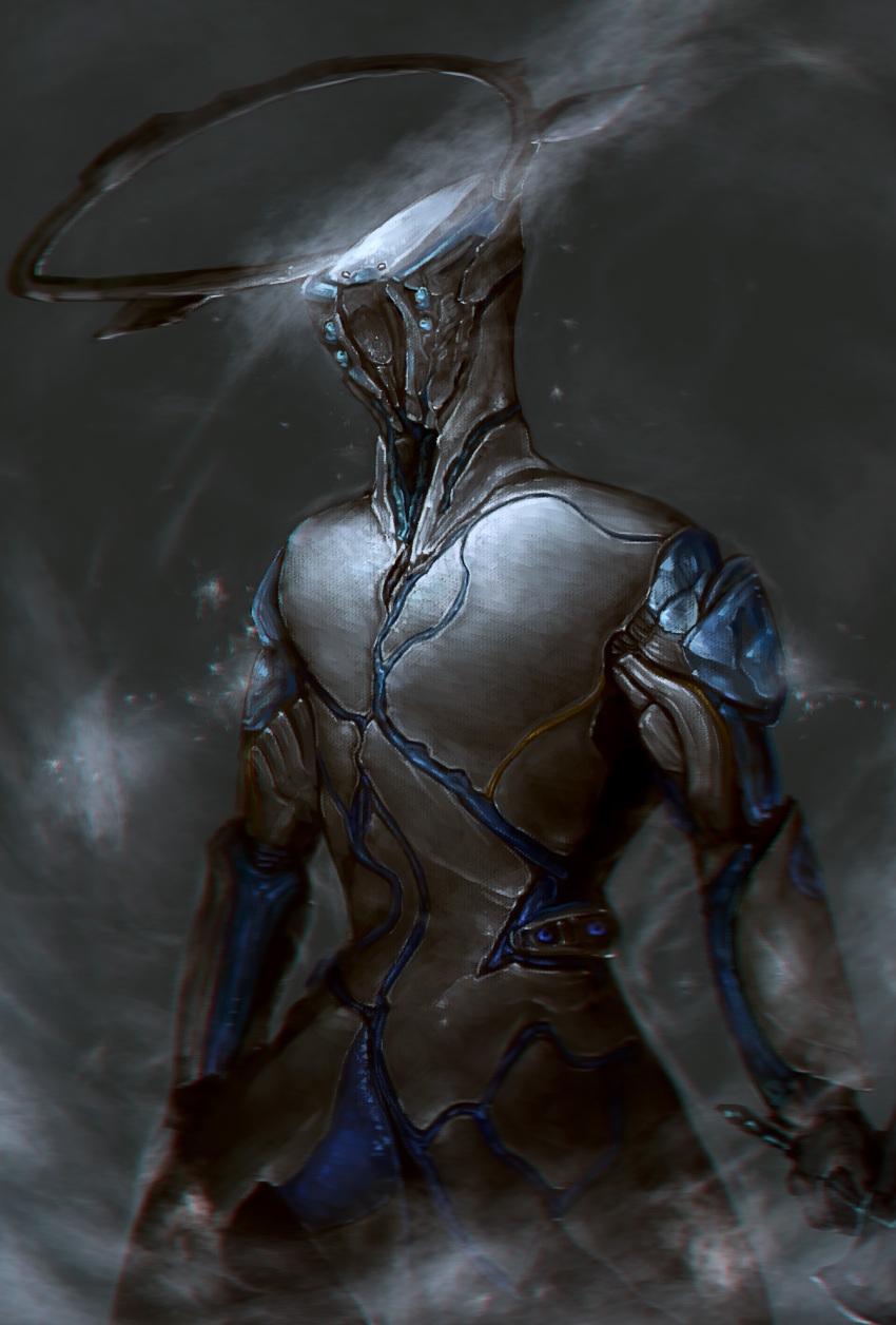1boy, axe, frost_(warframe), highres, power_armor, wallie, warframe, weapon
