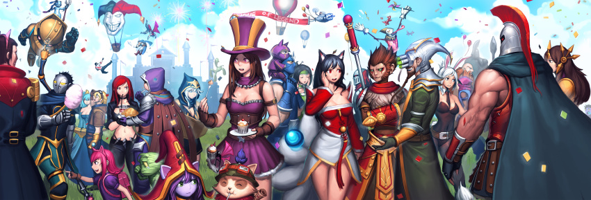 absurdres, ahri, akali, amumu, annie_hastur, artist_request, ashe, caitlyn_(league_of_legends)
